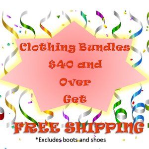 BUNDLE MULTIPLE CLOTHING ITEMS ***FREE SHIPPING
